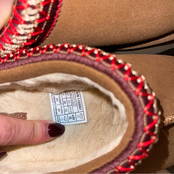UGG Tazz Platform Slipper Chestnut size 5womens (New) - Picture 5 of 8